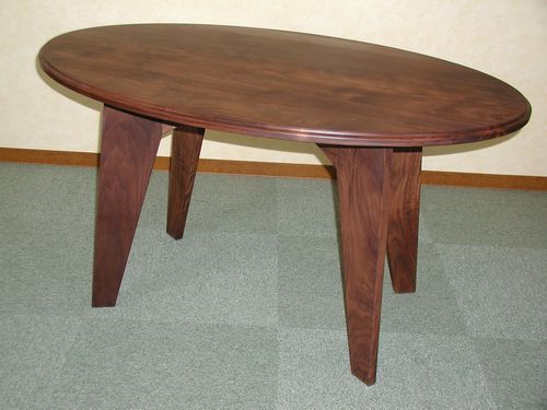 楕円テーブル