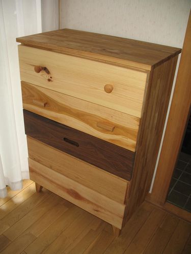 スライド引出サンプルチェスト